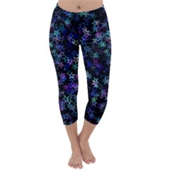 Christmasstars-002 Capri Winter Leggings 