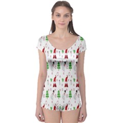 Santa-claus Boyleg Leotard 