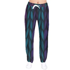 Background Women Velvet Drawstring Pants