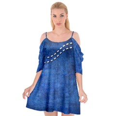 Background-jeans  Cutout Spaghetti Strap Chiffon Dress