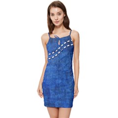 Background-jeans  Summer Tie Front Dress
