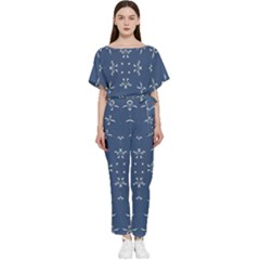Paper Batwing Lightweight Chiffon Jumpsuit