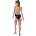 Formula Background Pattern Texture Design Backless Halter One Piece Swimsuit View2
