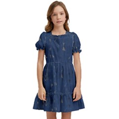 Shapes Kids  Puff Sleeved Dress