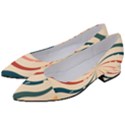 Swirl Star Pattern Texture Vintahe Classic Old Women s Block Heels  View2