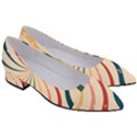 Swirl Star Pattern Texture Vintahe Classic Old Women s Block Heels  View3