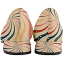 Swirl Star Pattern Texture Vintahe Classic Old Women s Block Heels  View4