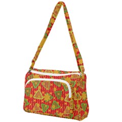Illustration Background Abstract Pattern Shape Star Front Pocket Crossbody Bag