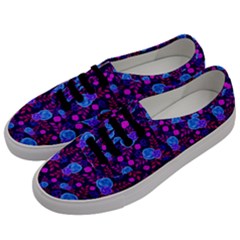 Illustration Background Wallpaper Men s Classic Low Top Sneakers
