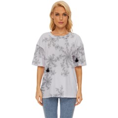 Almond Bread Apple Males Mandelbrot Mathematic Oversized Basic Tee