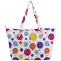 Background Polka Dot Full Print Shoulder Bag View2