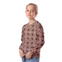 Abstract Sunflower Kids  Long Sleeve Tee with Frill  View2
