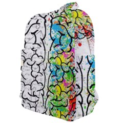 Brain Mind Psychology Idea Drawing Classic Backpack by Wegoenart