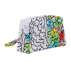 Brain Mind Psychology Idea Drawing Wristlet Pouch Bag (medium)