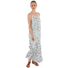 Background-022 Cami Maxi Ruffle Chiffon Dress