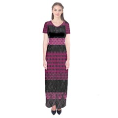 Background-044 Short Sleeve Maxi Dress