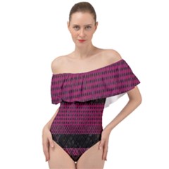 Background-044 Off Shoulder Velour Bodysuit 