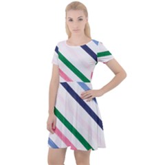Background-055 Cap Sleeve Velour Dress 