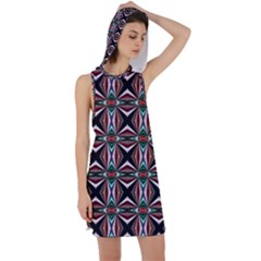 Plot Racer Back Hoodie Dress