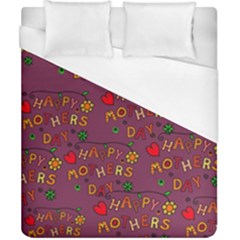Seamless,happy Mothers Day Duvet Cover (california King Size)