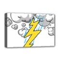 Storm Thunder Lightning Light Flash Cloud Deluxe Canvas 18  x 12  (Stretched) View1