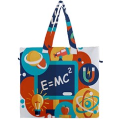 Natural Science Physics Laboratory Formula Canvas Travel Bag