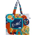 Natural Science Physics Laboratory Formula Canvas Travel Bag View1