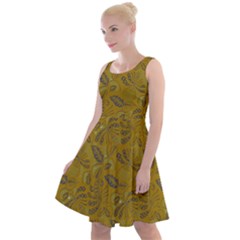 Batik-04 Knee Length Skater Dress