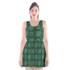 Batik-05 Scoop Neck Skater Dress