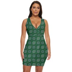 Batik-05 Draped Bodycon Dress