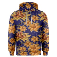 Seamless-pattern Floral Batik-vector Men s Overhead Hoodie