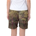 Landscape Jungle Reflection Nature Women s Basketball Shorts View2
