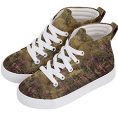 Landscape Jungle Reflection Nature Kids  Hi-top Skate Sneakers