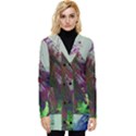 Eiffel Tower Paris France Europe Button Up Hooded Coat  View1