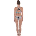 Fractal Abstract Background Cross Back Hipster Bikini Set View2