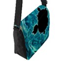 Mandelbrot Apple Fractal Abstract Flap Closure Messenger Bag (S) View2