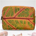 Leaf Veins Texture Autumn Fall Make Up Pouch (Medium) View1