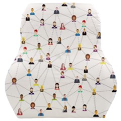 Social-media Car Seat Back Cushion 