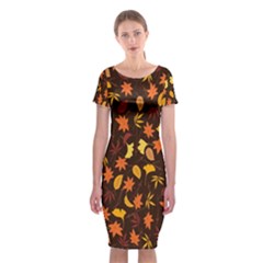 Thanksgiving Classic Short Sleeve Midi Dress