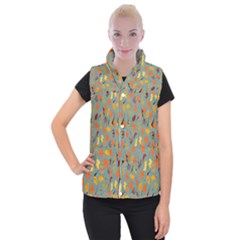 Thanksgiving-001 Women s Button Up Vest