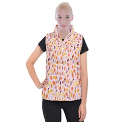 Thanksgiving-004 Women s Button Up Vest