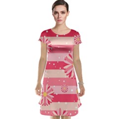 Floral-002 Cap Sleeve Nightdress