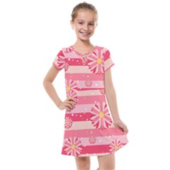 Floral-002 Kids  Cross Web Dress