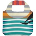 Waves Windsurfer Sun Foldable Grocery Recycle Bag View2