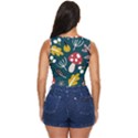 Autumn Nature Sheets Forest Women s Sleeveless Wrap Top View4