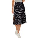 Science Einstein Formula Mathematics Physics Midi Panel Skirt View1
