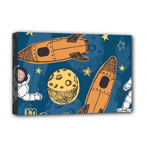 Missile Pattern Deluxe Canvas 18  X 12  (stretched)