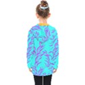 Branches Leaves Colors Summer Kids  Double Breasted Button Coat View2