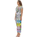 Brain Left Logic Language Science Women s Pinafore Overalls Jumpsuit View2