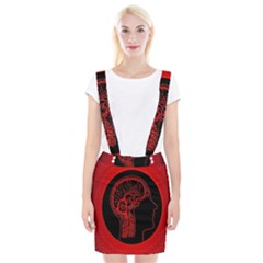 Artificial Intelligence Brain Think Braces Suspender Skirt